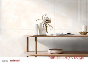 Carreaux de porcelaine émaillée modernes 600x1200mm ONYX NATUREL BEIGE finition brillante antidérapante pour villas écoles Europe pour usage intérieur - Product Image 3