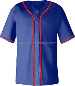 Ensembles de maillots de baseball décontractés à boutons pour hommes Uniforme de sport d'équipe actif à manches courtes Respirant Anti-UV Quick Dry Plus Size Options - Product Image 5