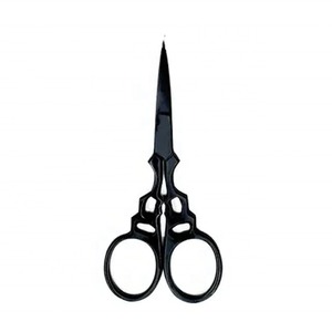 Ciseaux à cuticules en acier inoxydable de couleur personnalisable avec logo personnalisé, manche élégant et broderie - Product Image 5