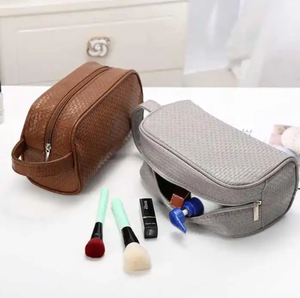 กระเป๋าหนังแท้สำหรับผู้ชายกระเป๋าจัดระเบียบเวลาเดินทางดีไซน์ทอ - Product Image 5