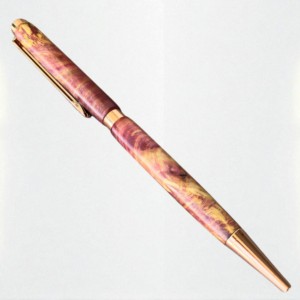 Amethyst Collection 0.7mm Stabilized Wood Twist Ballpoint <b>Pen</b> Luxury Gift for Business, <b>Wedding</b> Business Gift Handmade - Product Image 5
