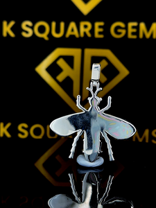 <b>Bee</b> Pendant, Sterling Silver 3D Honey <b>Bee</b> Pendant, Winged <b>Bee</b> <b>Gift</b>, Insect Pendant, <b>Gift</b> for Women, <b>Bee</b> Jewelry, Dainty Pendant - Product Image 3