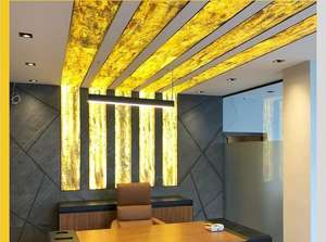 Placage de pierre flexible translucide décoratif pour mur d'intérieur Placage de pierre flexible naturel alternatif Silvia pour décoratif - Product Image 6