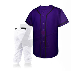 Nuevos uniformes de béisbol impresos personalizados Ropa de béisbol al por mayor de alta calidad con diseños innovadores 100% Poliéster transpirable - Product Image 1