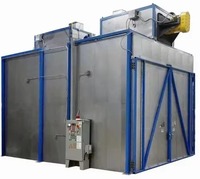 Four à air chaud de qualité export, alimenté par moteur diesel, pour poudre d'aluminium, commandé par PLC, 380V, 20L/h, discontinu et continu