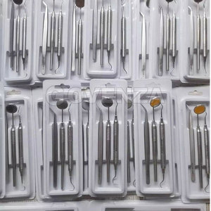 Juego de Instrumentos Dentales para Rellenos de Composite, Manual, de Acero Inoxidable Pulido, Herramientas para Examen y Cirugía Oral - Product Image 3