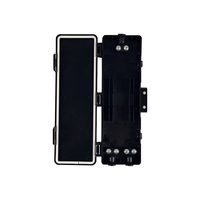 Kit de Conexión para Cable de Fibra Óptica FTTH, Caja Protectora ABS de 1 Entrada y 2 Salidas, Caja de Fusión de Ramificación, Impermeable, para Conexiones de LAN Inalámbricas
