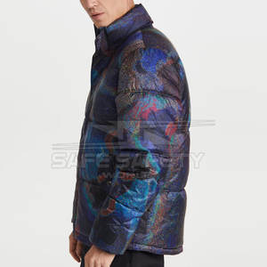 Best Selling Premium Quality Breathable Puffer Jacket Factory Direct Sale with Stand Collar for <b>Winter</b> - Product Image 3