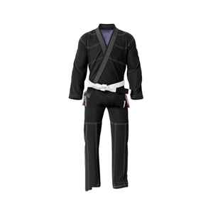 OEM BJJ GI บริการการพิมพ์ระเหิดที่มีโลโก้สีเต็มรูปแบบผ้าระบายอากาศตะเข็บเสริมและความทนทานระดับโรงยิม - Product Image 2