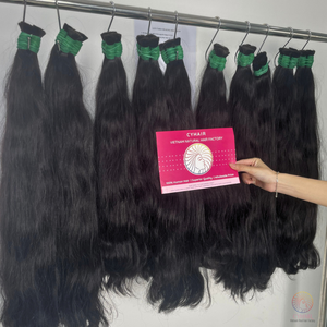 ผมต่อขนาดใหญ่จากโรงงานผมธรรมชาติผมแท้แบบ100% เวียดนามขายส่ง - Product Image 2
