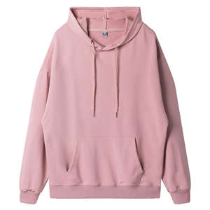 Venta al por mayor Slim fit Pullover Blank Plain Summer Hoodie 20% Algodón 80% Tejido de poliéster sudaderas con capucha coloridas - Product Image 3