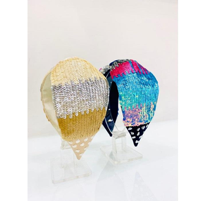 Attractive Design Comfortable Seed Beaded <b>Hairband</b> With Stylish Finish Suitable For Daily Wear As Well As Evening Events - Product Image 3