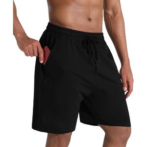 Shorts d'entraînement en polaire pour hommes fiables Top Trending Respirant et coupe-vent Motif solide Tissage non tissé - Product Image 6