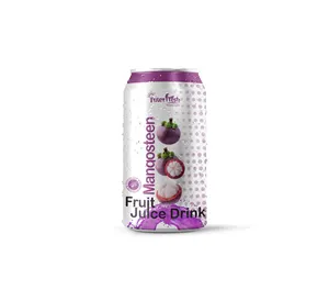 Fabrika toptan fiyat yüksek kalite Mangosteen can 330ml meyve suyu vietnamca 100% organik Interfresh Vietnam