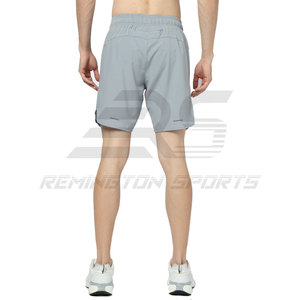 กางเกงขาสั้นผู้ชายสำหรับใส่วิ่งน้ำหนักเบามีกระเป๋าแห้งเร็ว - Product Image 3