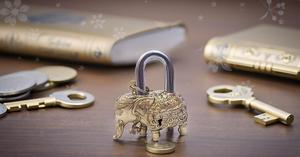 Cadenas en laiton-Serrure avec clés-Fonctionnement fonctionnel-Laiton fabriqué (Padlock-01ZU) - Product Image 4