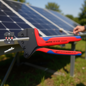 Pinzas de Compresión Knipex para Cables MC4 Multi-Connect, Sistema para Cables de hasta 6 mm - Product Image 3