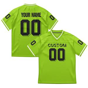 เครื่องแบบกีฬาเสื้อฟุตบอลระบายอากาศแขนสั้นพิมพ์ลายตัวอักษรขนาดใหญ่ - Product Image 1