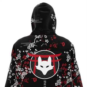 Sudadera con capucha de lana Sherpa personalizada de alta calidad con estampados-Sudadera con capucha cálida y acogedora para invierno y ropa informal - Product Image 6