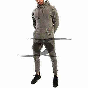 Ropa de calle para hombre, chándal térmico de gran tamaño lavado ácido, sudaderas con capucha personalizadas, sudadera deportiva vintage, chándal de peso pesado para hombre - Product Image 1