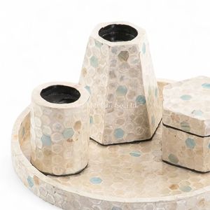 Brûleur d'encens artisanal en nacre pour cadeau de luxe, vente en gros, décoration d'intérieur du Moyen-Orient en provenance du Vietnam - Product Image 2