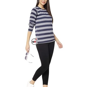 Camisetas de manga larga para mujer al por mayor de calidad superior camisetas cómodas de alta calidad para mujer - Product Image 2