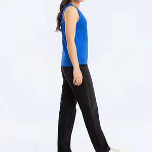 Camiseta sin mangas activa ecológica | Camiseta sin mangas elástica para mujer para viajes y uso diario - Product Image 4