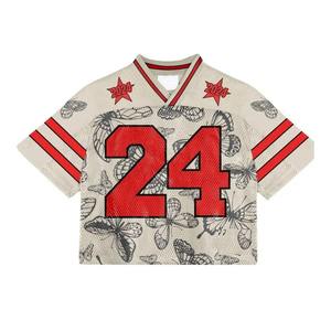 Custom Made New Design American Football Fan Jersey 100% Polyester High Quality American Football Jerseys - Product Image 2