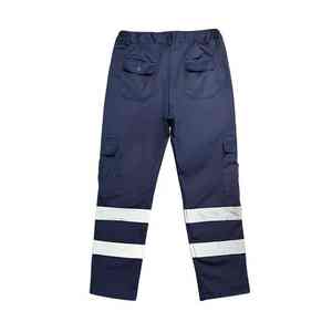 กางเกงคาร์โก้มีซิปสำหรับผู้ชายกางเกงทำงานเครื่องหมายการค้าสะท้อนแสงมองเห็นได้ชัดเจน - Product Image 3