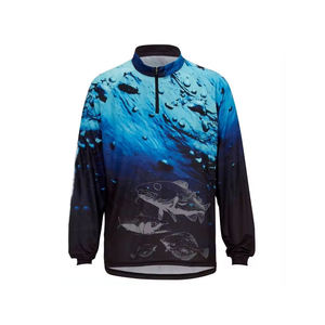 เสื้อตกปลาแขนยาวกันลมแห้งเร็วเสื้อไซส์พิเศษระบายอากาศได้ดี - Product Image 2