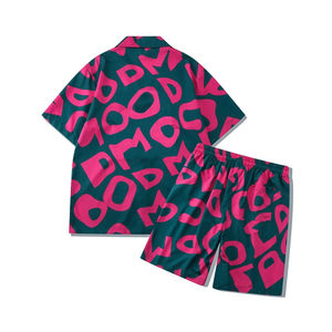 Short de plage décontracté en polyester pour homme, ensemble pour couple, design personnalisable, respirant, grande taille, pour l'hiver - Product Image 1