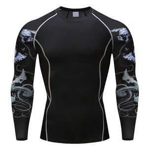 Concevez votre propre style hommes Rash Guard imprimé Logo protéger le corps Rash Guard respirant grande taille Rash Guard - Product Image 2