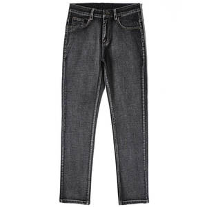 กางเกงยีนส์เดนิมทรงตรงเอวกลางผู้ชายสไตล์ใหม่ ระบายอากาศได้ดี น้ำหนักเบา ผลิตในปากีสถาน - Product Image 1