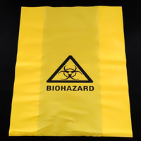 Precio al por mayor PP HDPE autoclavable y bolsa de riesgo biológico bolsas de residuos biomédicos desechables de alta temperatura para clínica de Hospital