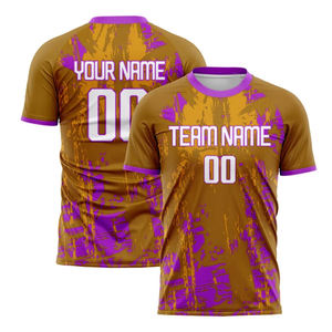 Camiseta de fútbol para adultos superventas, ropa deportiva transpirable con corte automático, ropa de fútbol superior - Product Image 6