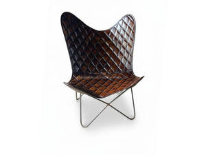 Silla Mariposa Premium para Sala de Estar, Dormitorio, Patio y Áreas de Descanso con Estructura de Soporte y Estilo Moderno de la India - Product Image 3