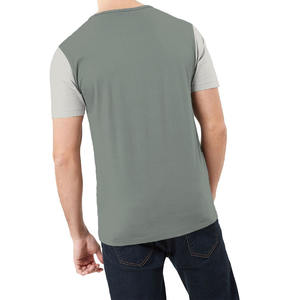 T-shirt uni 180gsm imprimé T-shirt pour hommes avec t-shirt imprimé surdimensionné en coton biologique vierge T-shirts pour hommes - Product Image 3