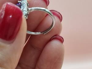 Bague en améthyste naturelle, argent sterling 925 massif, bijoux fins pour femmes, design unique pour mariage, fiançailles, fête - Product Image 6