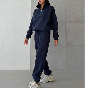 เสื้อกันหนาวมีฮู้ดแขนยาวสำหรับผู้หญิงเสื้อฮู้ดผ้าฝ้ายขนแกะแบบปรับแต่งได้ - Product Image 2