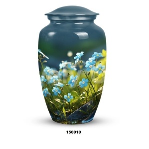 เถ้ากระดูกสำหรับผู้ใหญ่พร้อมถุงกำมะหยี่รูปท้องฟ้าสีน้ำเงิน - Product Image 1