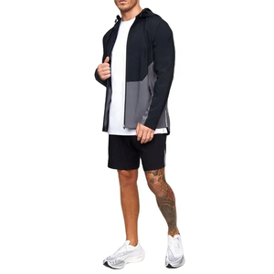 2025 Nueva chaqueta deportiva híbrida ligera de moda para hombre, cazadora con capucha y cremallera completa, sudaderas con capucha de invierno para hombre, sudaderas digitales - Product Image 4