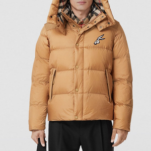 OEM Men's High Quality Puffer Jacket Custom Colors Sizes Breathable Cotton Filling Zipper <b>Windproof</b> Waterproof Stand Casual - Product Image 5