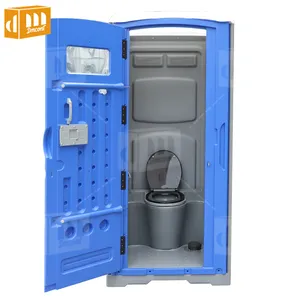 Inodoros portátiles de plástico de lujo de HDPE público de China a la venta en Guangzhou, inodoro portátil móvil para exteriores, inodoro móvil de bajo costo