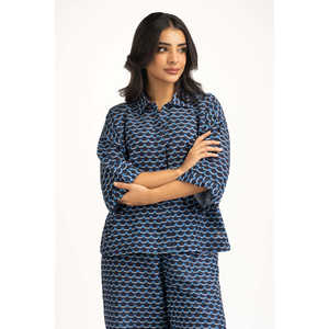 Blusa Informal de Tela Popelina WM-COD-SS25-353T con Corte Regular - Product Image 4