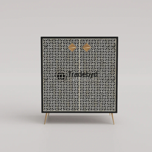 Commode à tiroirs en incrustation d'os de qualité supérieure Unité de rangement artistique pour intérieurs élégants Meubles d'appoint élégants pour la maison par Tradebyd - Product Image 1