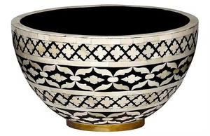 Bol à salade en bois fait à la main pour servir de la nourriture, mélanger les fruits et la soupe avec autocollant au meilleur prix - Product Image 4