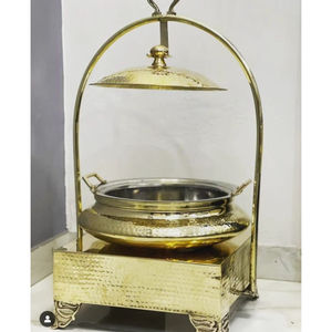 Ramadan Décor Serveur de nourriture Occasion spéciale Plat à friture Réchauffeur d'aliments Plat à friture Événements de mariage Plat chauffant alimentaire - Product Image 4