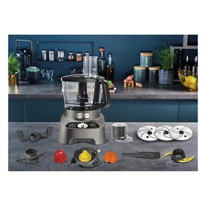 Robot de cocina 1000W (3Lt) DOUBLE FORCE Negro y Gris FP825E10 - Product Image 3