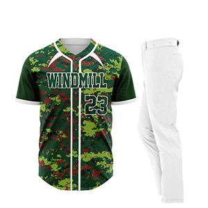 Venta al por mayor sublimación Base Ball uniforme conjunto de alta calidad hombres béisbol uniforme Softball ropa deportiva uniformes - Product Image 2
