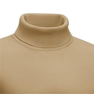 Nueva venta al por mayor de alta calidad de poliéster de color sólido suéter de los hombres de cuello redondo grueso suéteres de primavera - Product Image 2